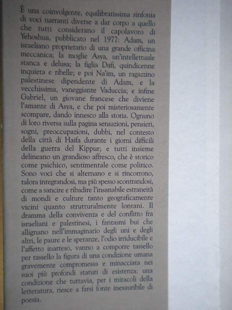 L- L'AMANTE - ABRAHAM B. YEHOSHUA - REPUBBLICA - 81 -- 2003 - CS - ZCS480