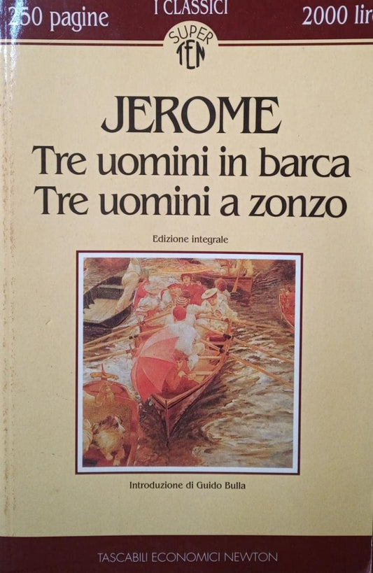 Libro - Tre uomini in barca, tre uomini a zonzo - JEROME KLAPKA JEROME