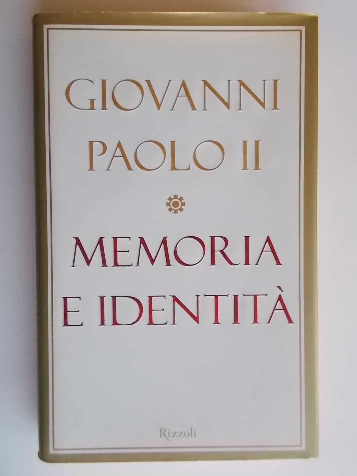 Memoria e identità. Conversazioni a cavallo dei millenni