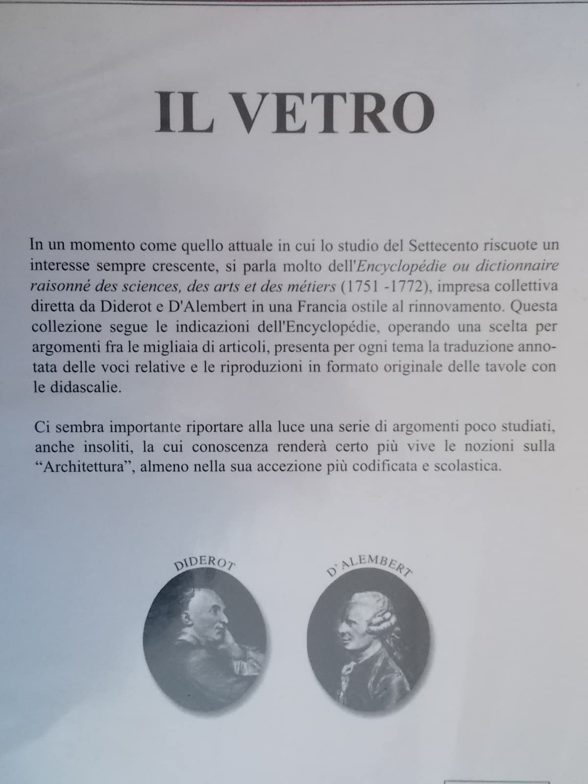 L'encyclopedie Diderot e D'Alembert