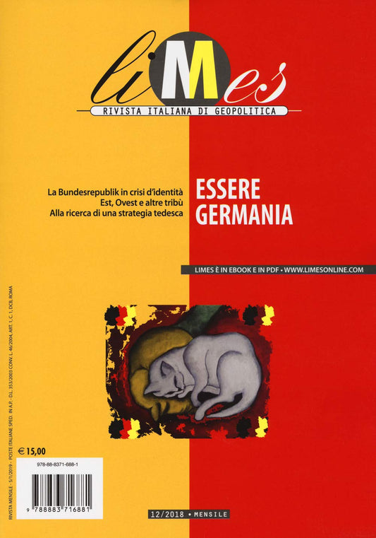 Libro - Limes Rivista italiana di geopolitica Essere Germania (2018)