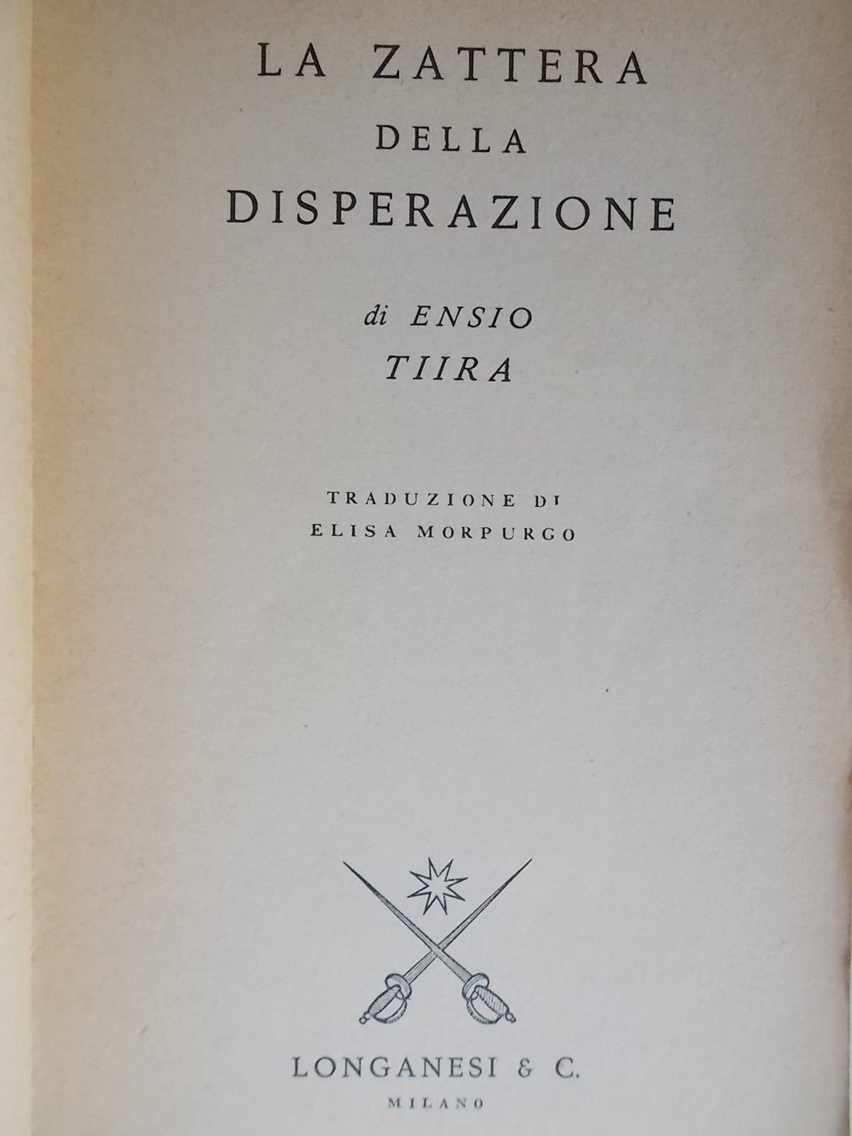 La zattera della disperazione.