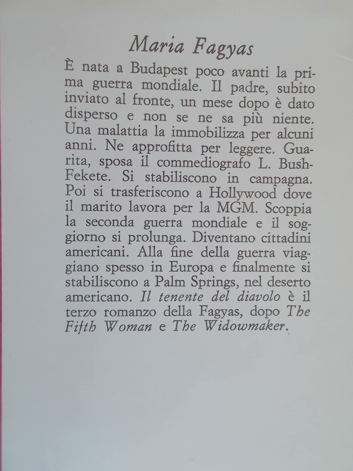 Il tenente del diavolo