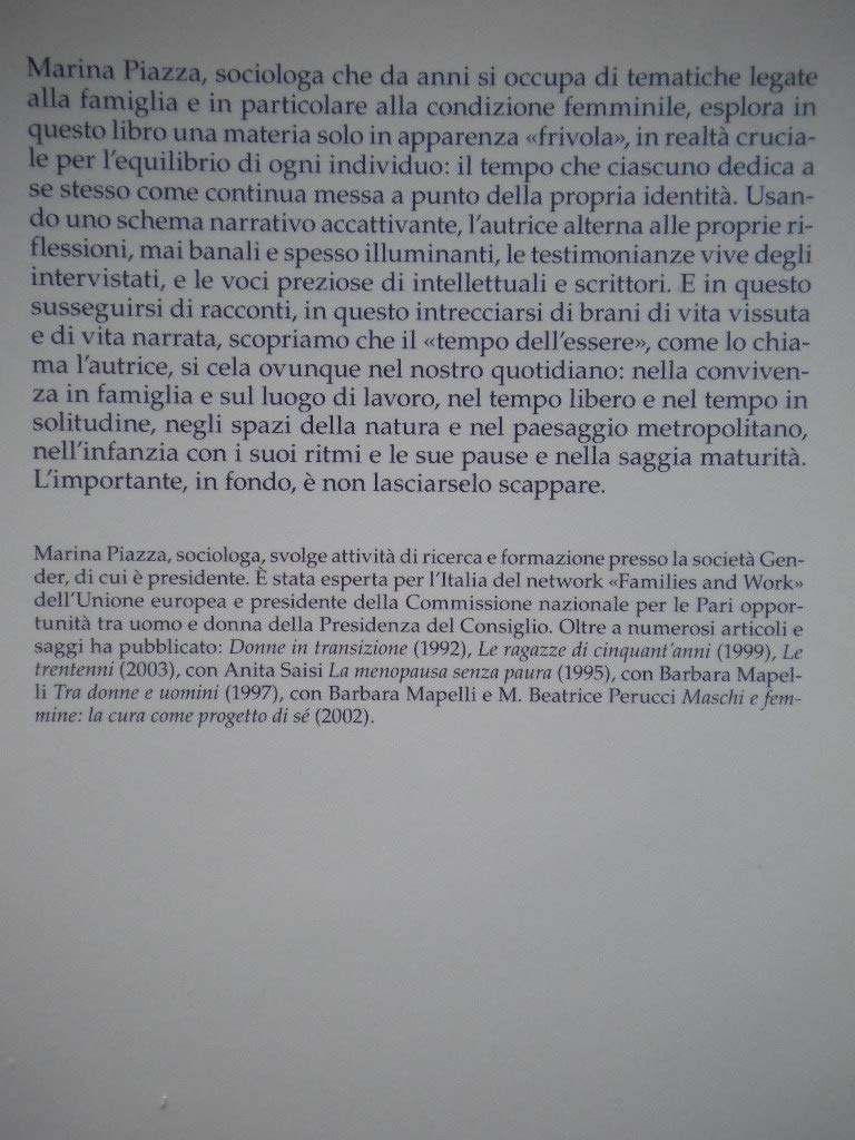 Un po’ di tempo per me