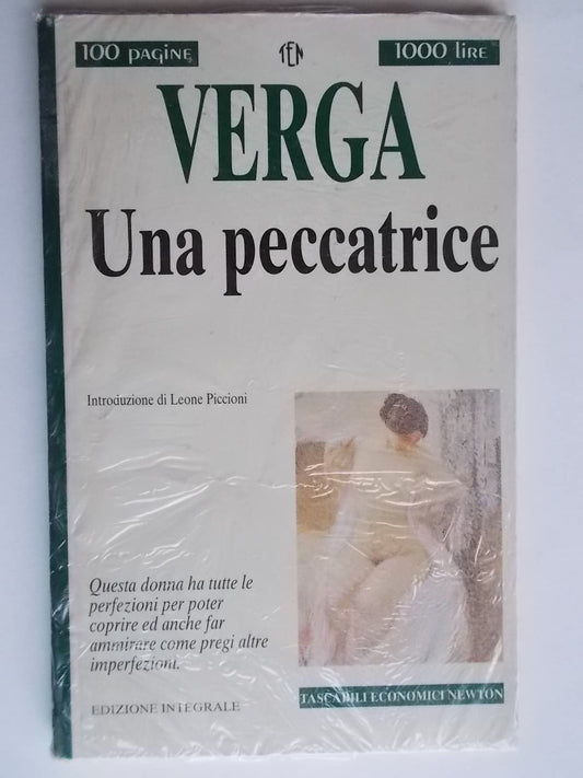 Libro - Una peccatrice - Verga, Giovanni