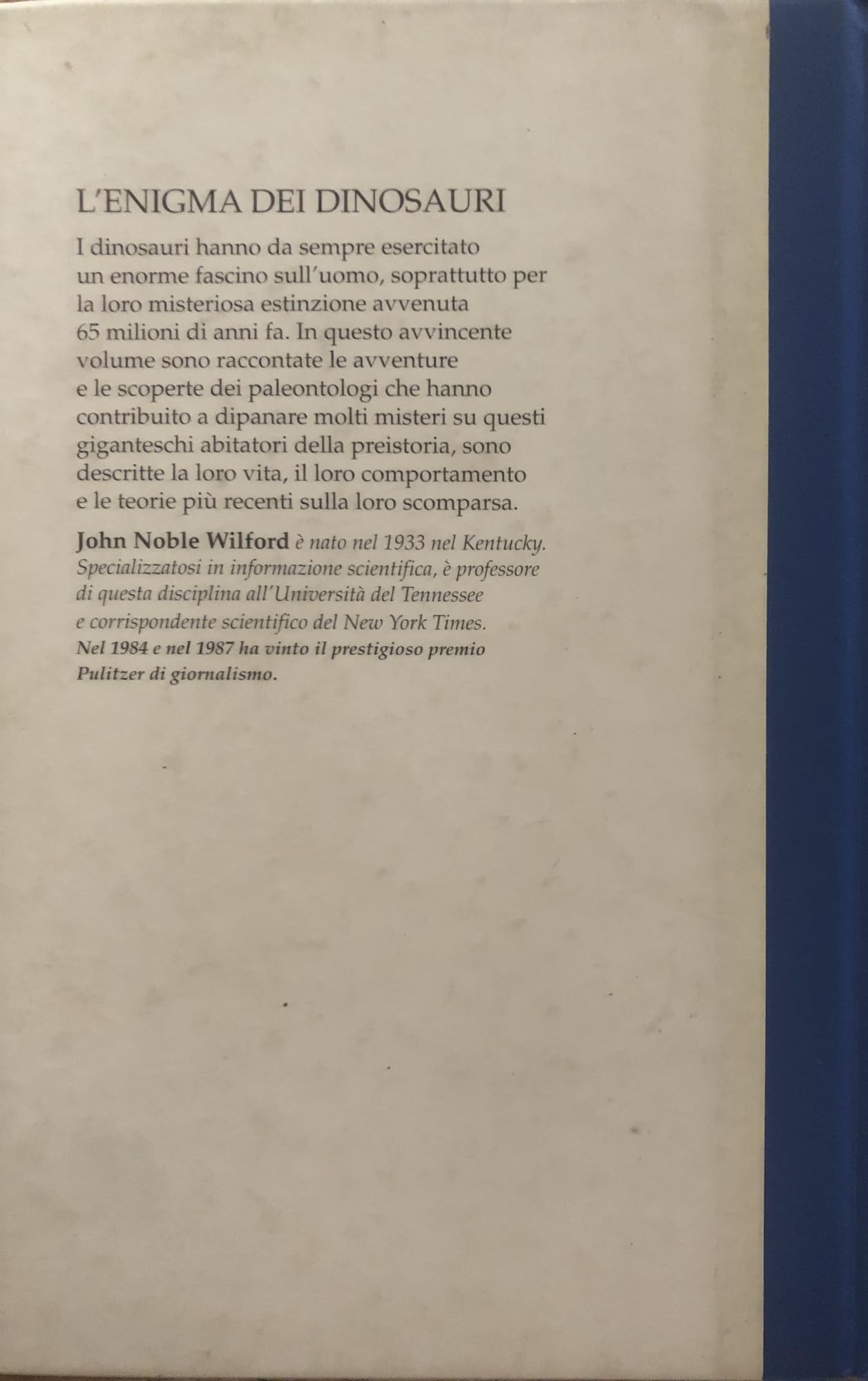 L- L'ENIGMA DEI DINOSAURI DISCOVERY - WILFORD - MONDADORI --- 1994 - C - ZCS308