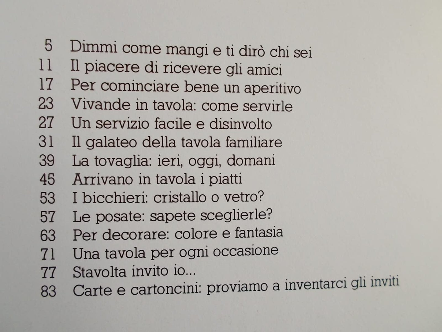 La tavola dalla A alla Z. L'arte di far più bella la tua tavola