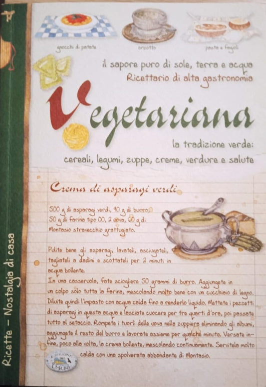 Libro - Ricettario di alta gastronomia vegetariana - Zanoncelli, An
