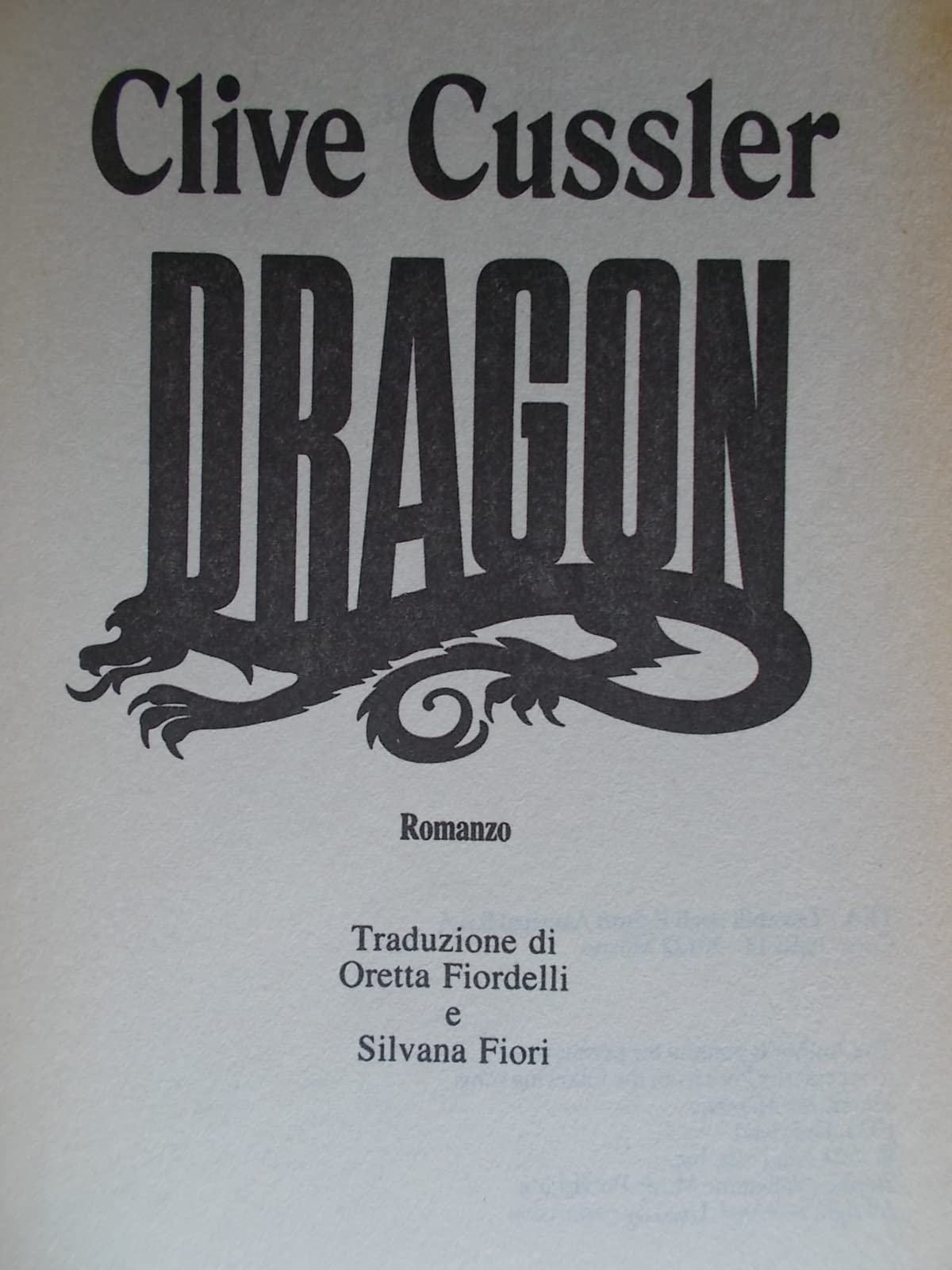 Libro - Dragon - Cussler, Clive