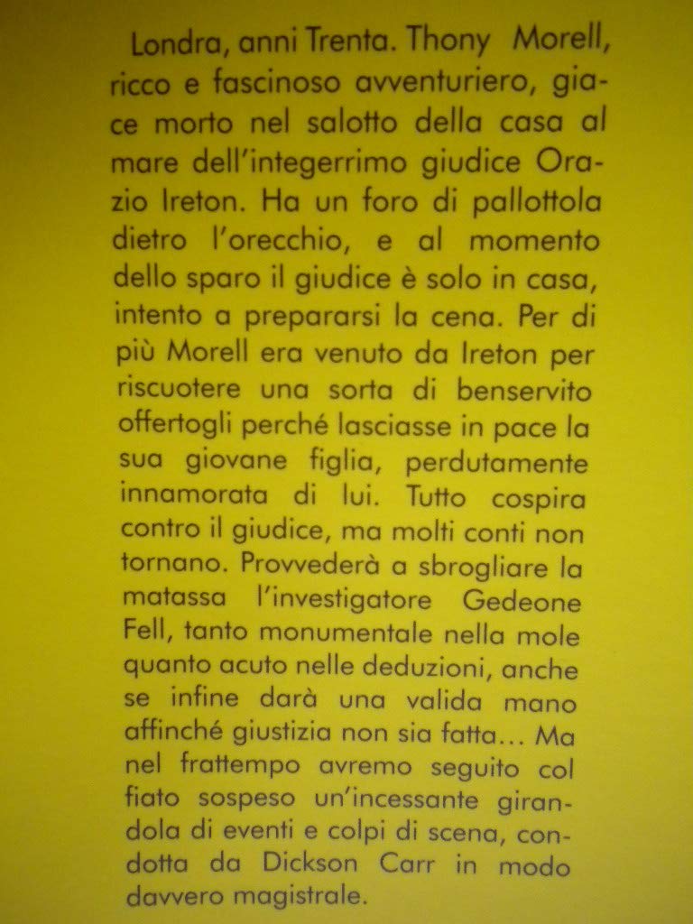Il Giudice è accusato