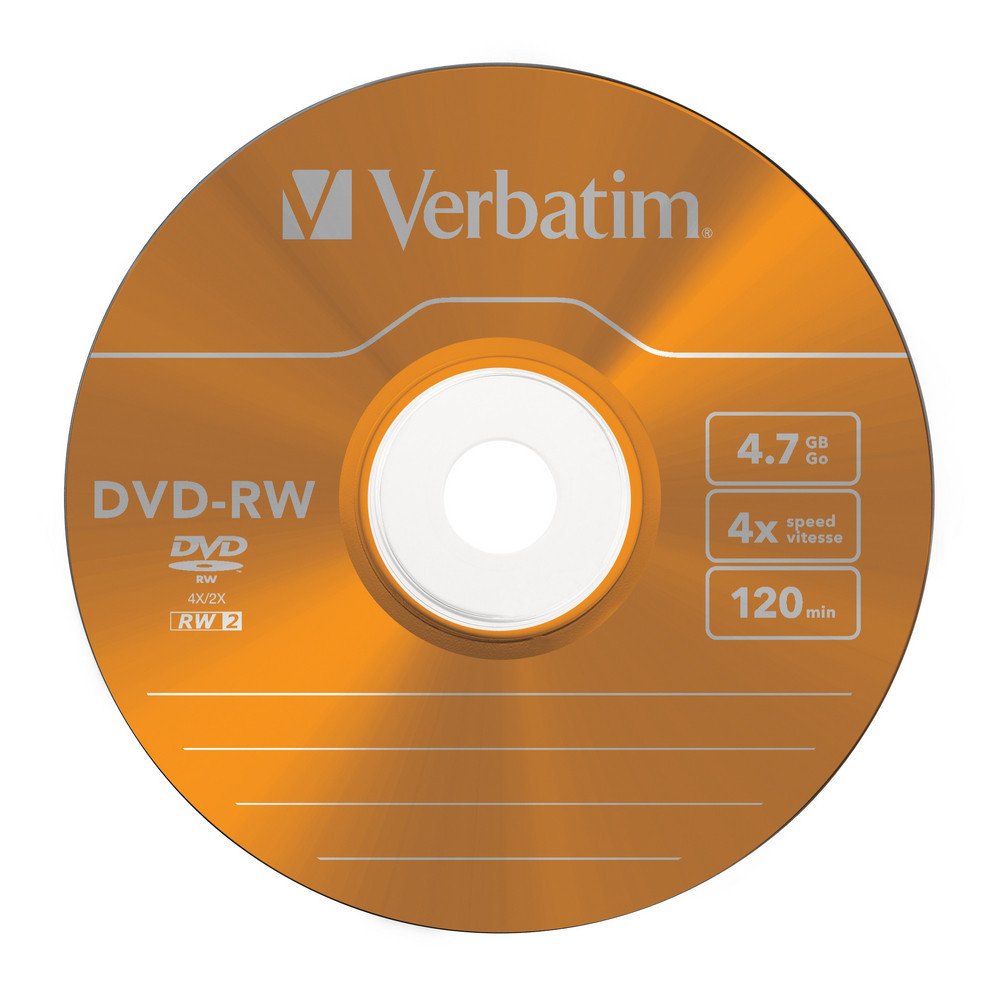 DVD - Verbatim DVD-RW 4.7GB - Confezione da 5