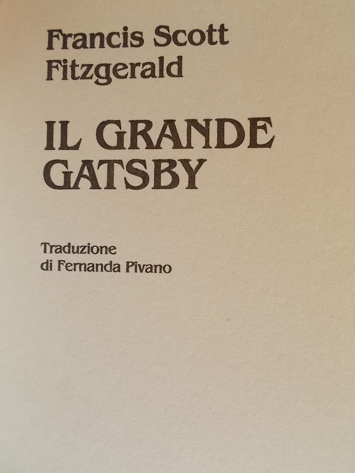 Il grande Gatsby
