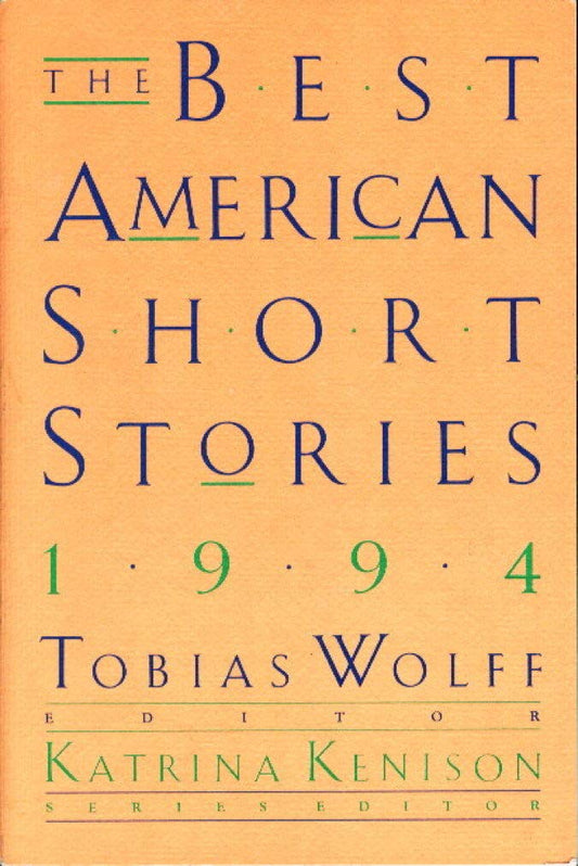 Libro - Best American Short Stories 1994 - Kenison, Katrina