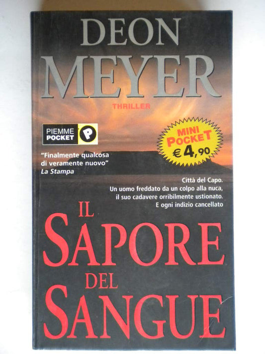 Libro - Il sapore del sangue - Meyer, Deon
