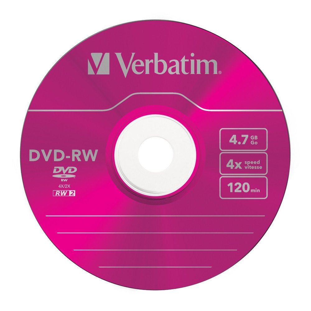 DVD - Verbatim DVD-RW 4.7GB - Confezione da 5