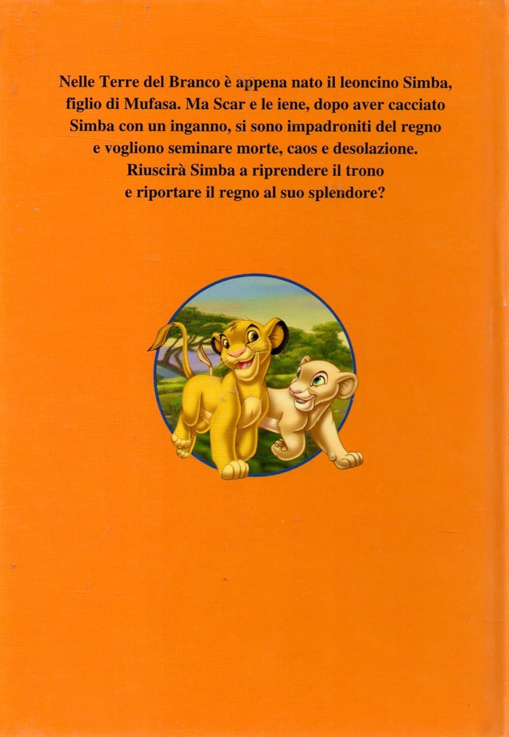 Il Re Leone Collana Club del libro Disney-Hachette 2015 OTTIMO STATO