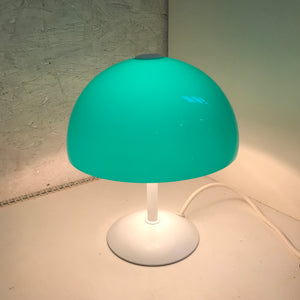 Lampada VEART vetro Murano anni 80 hand crafted bianco verde