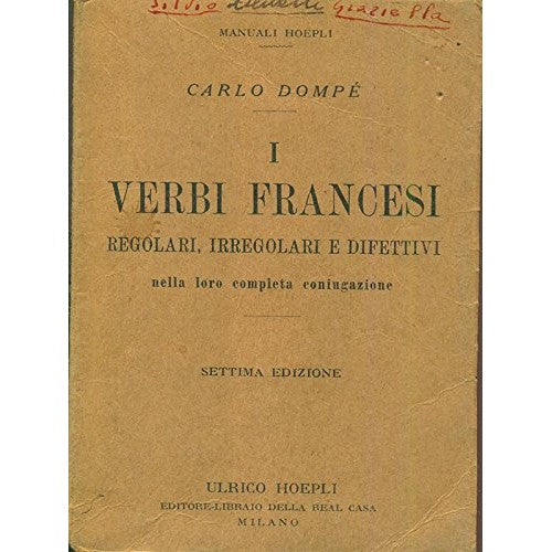 Libro - I verbi francesi - Carlo, Dompe