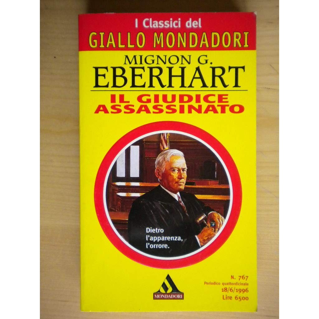 Libro - Il giudice assassinato - Mignon, G Eberhart - Mignon, G Eber
