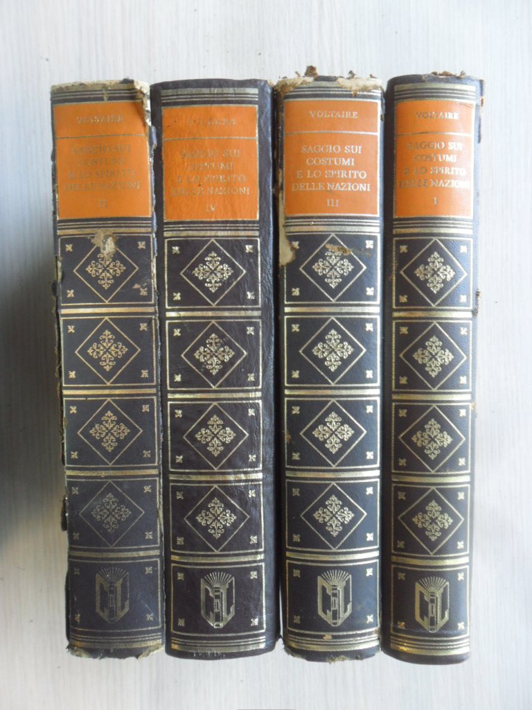 Libro - Saggio sui costumi e lo spirito delle nazioni - 4 volumi Vol
