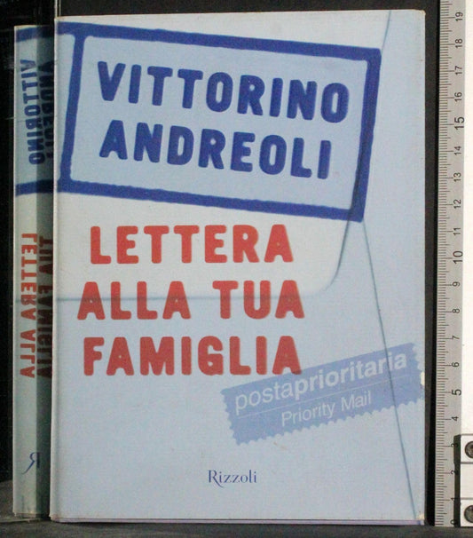 Libro - Lettera alla tua famiglia - Andreoli, Vittorino