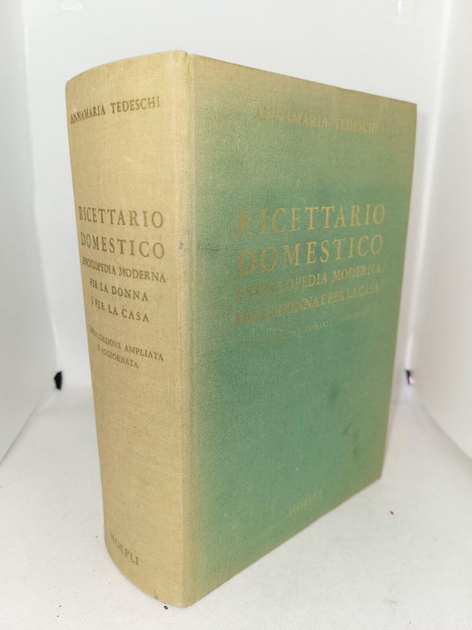 Libro - Annamaria Tedeschi - Ricettario domestico Terza edizione amp