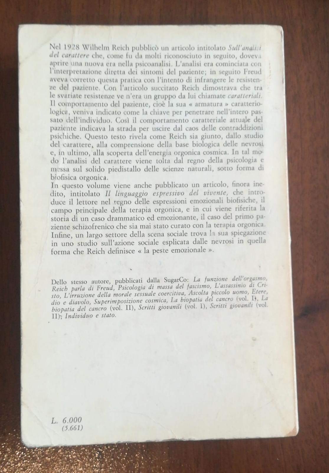 Analisi del carattere
