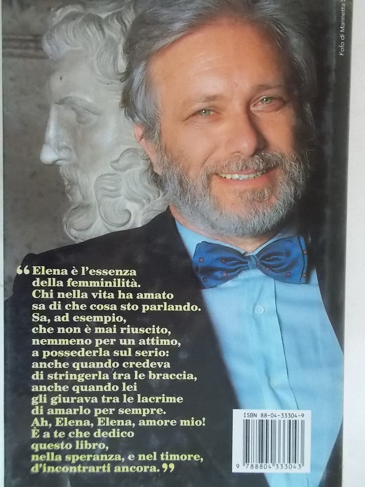 Libro - Elena, Elena, amore mio - De Crescenzo, Luciano