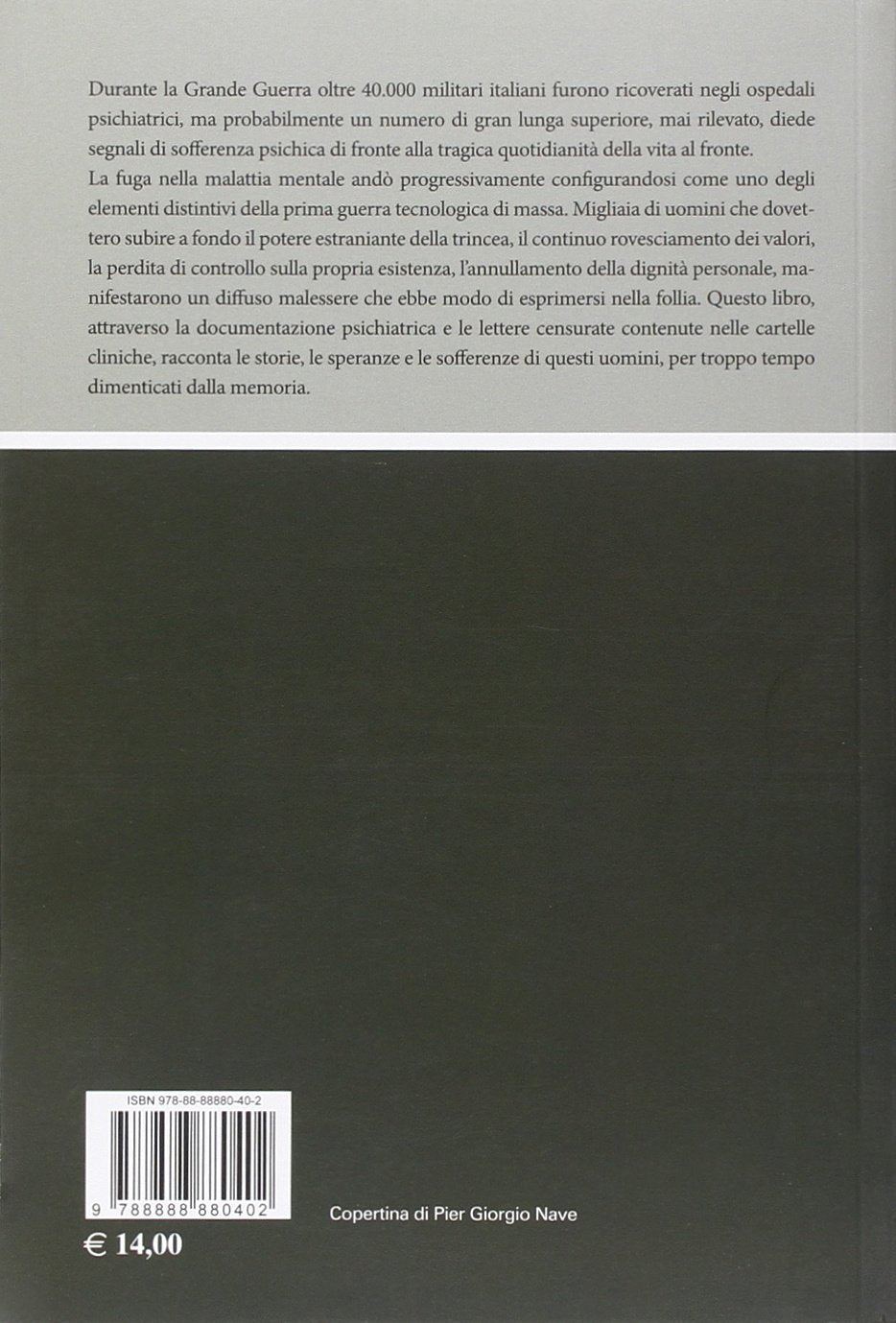 Libro - Feriti nell'anima Storie di soldati dai ma - Bettiol, Nicola