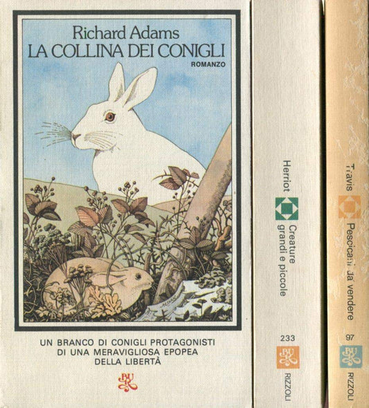 Libro - La collina dei conigli Richard Adams Rizzoli V ed 1979