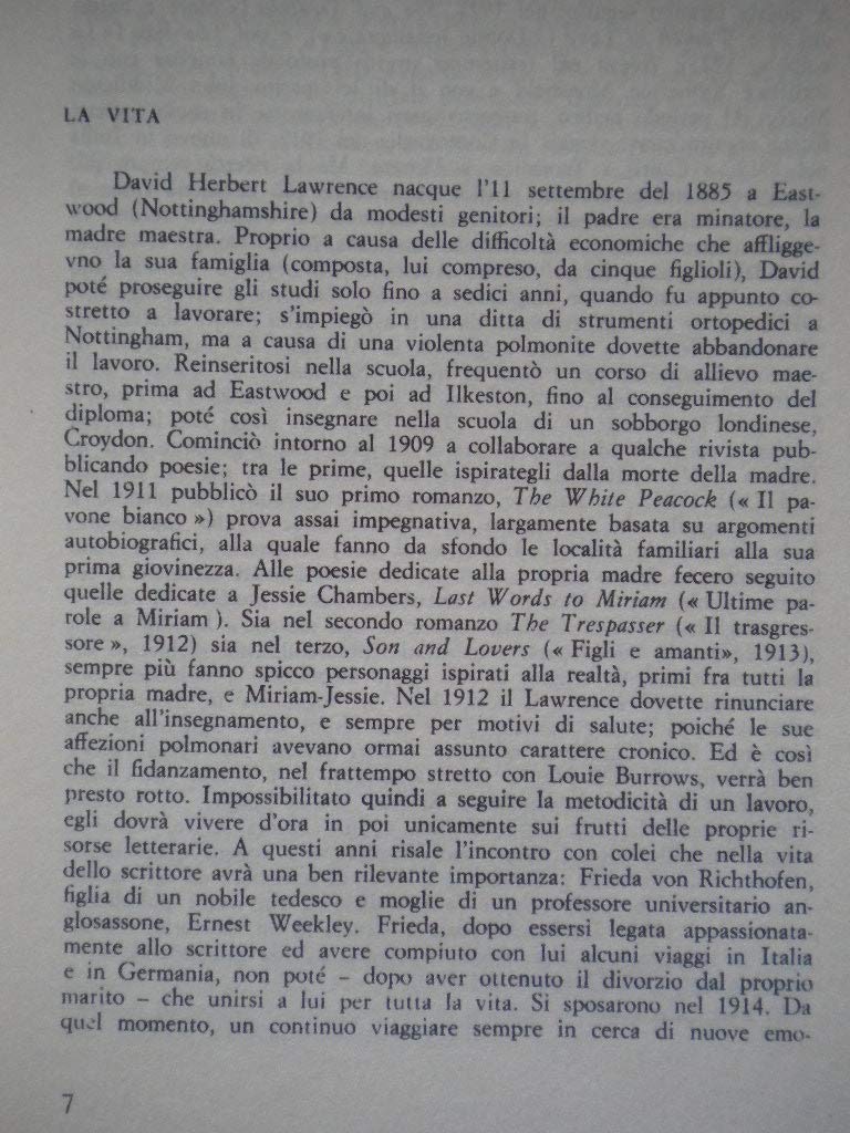 Libro - Poesie d'amore Testo inglese a fronte - Lawrence, D. H.