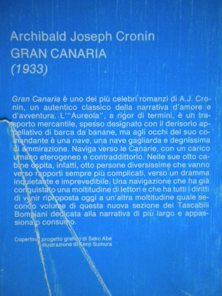 Libro - Gran Canaria - A. J. Cronin