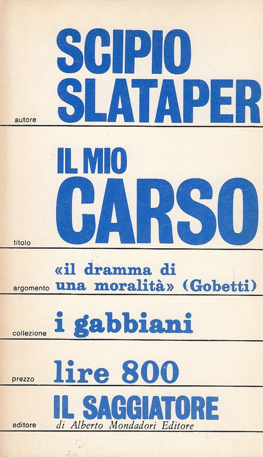 Libro - Il mio carso - Slataper, Scipio