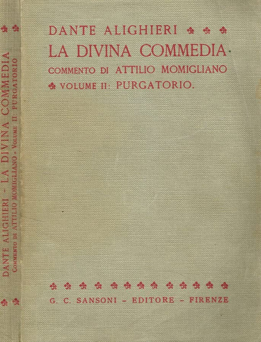 Libro - La divina commedia Vol.II Purgatorio - Dante, Alighieri