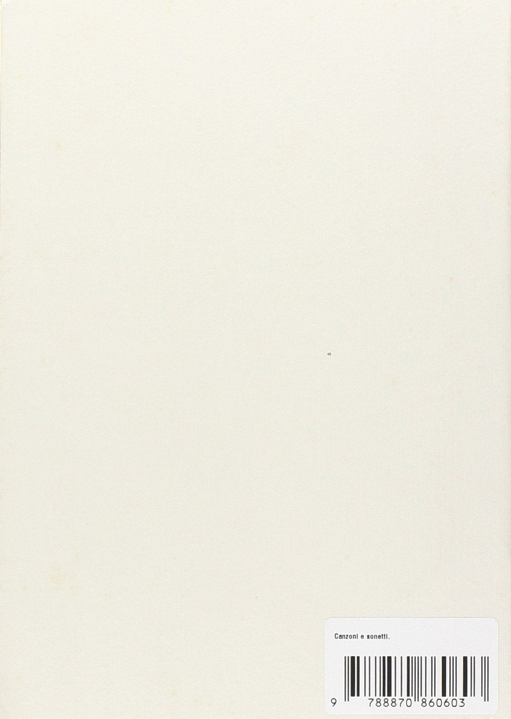 Libro - Canzoni e sonetti - Venier, Maffio