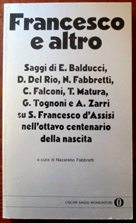 Libro - Francesco e altro - Fabbretti, Nazareno