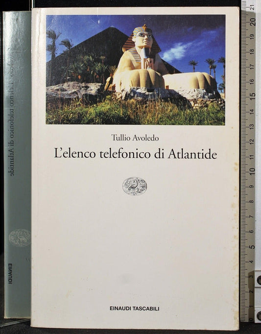 Libro - L'elenco telefonico di Atlantide - Avoledo, Tullio