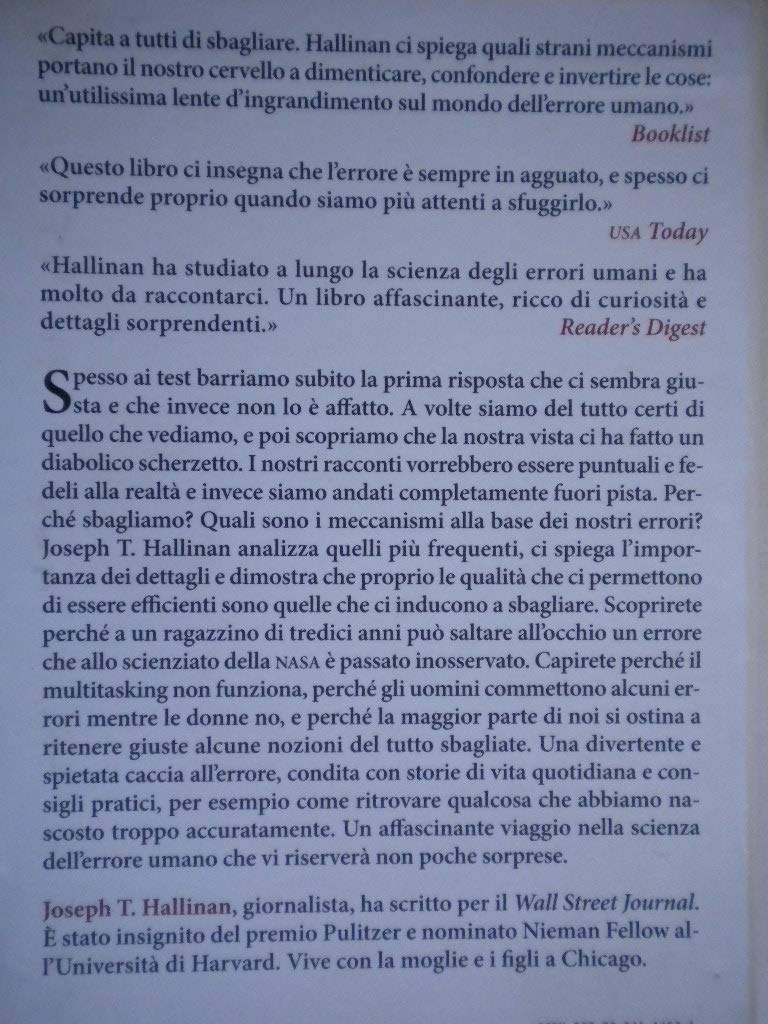 Il metodo antierrore. Perché guardiamo senza vedere, osserviamo senza ricordare e ci facciamo convincere da discorsi privi di fondamento