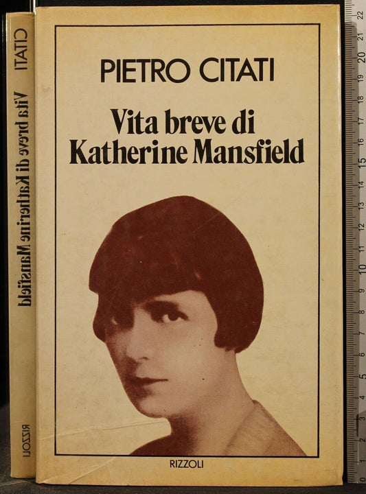 Libro - VITA BREVE DI KATHERINE MANSFIELD - Pietro Citati