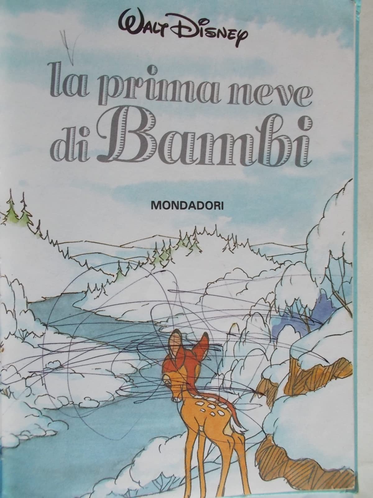 La Prima Neve Di Bambi Di Walt Disney Imparo A Leggere Con Topolino.