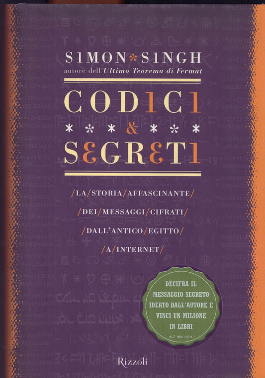 Libro - Codici & segreti - Singh, Simon
