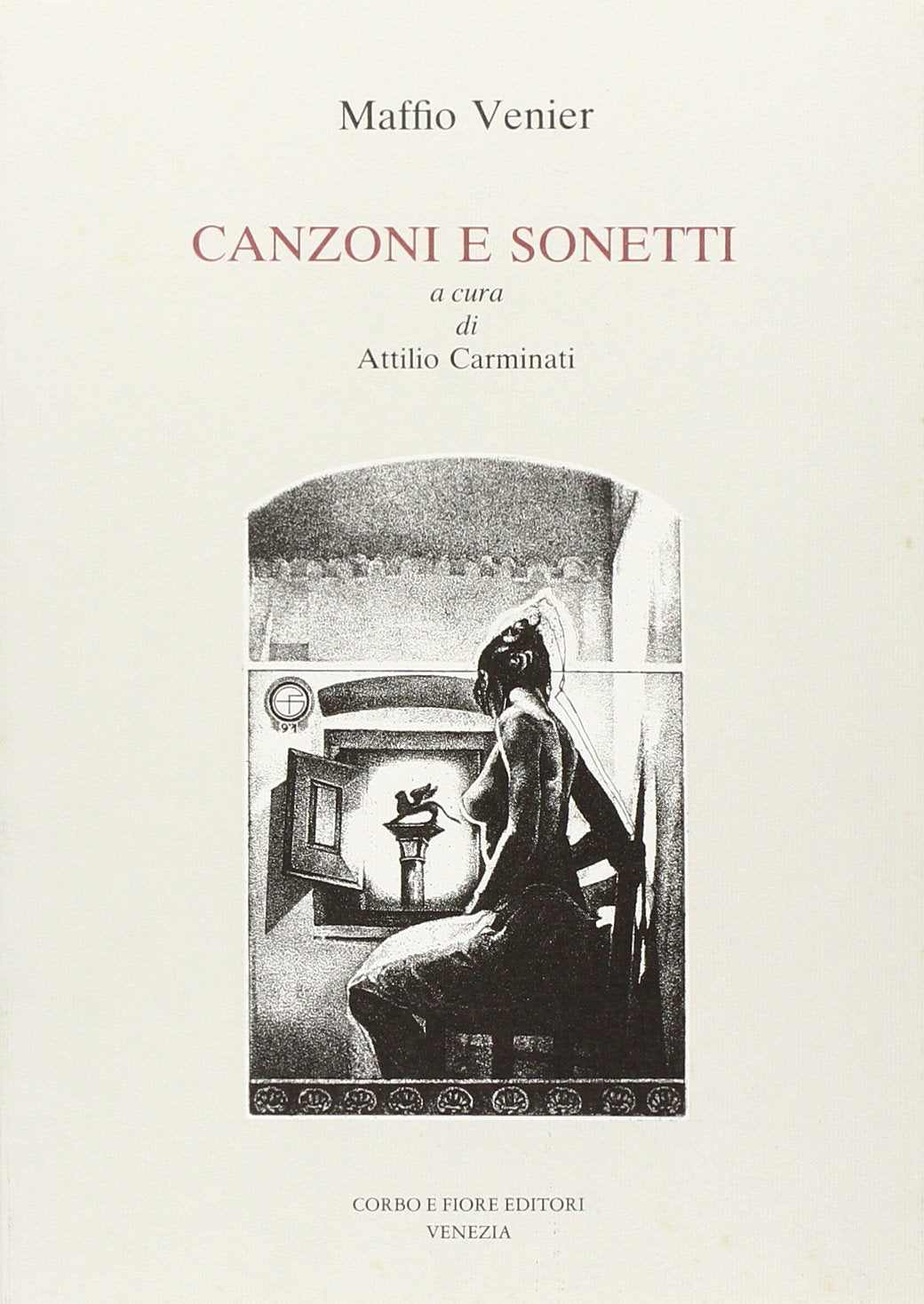 Libro - Canzoni e sonetti - Venier, Maffio