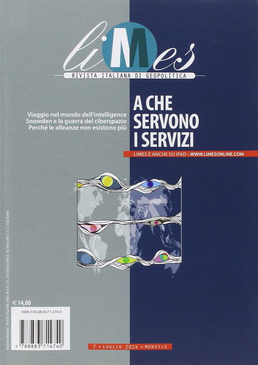 Libro - Limes Rivista italiana di geopolitica A che servono i serviz