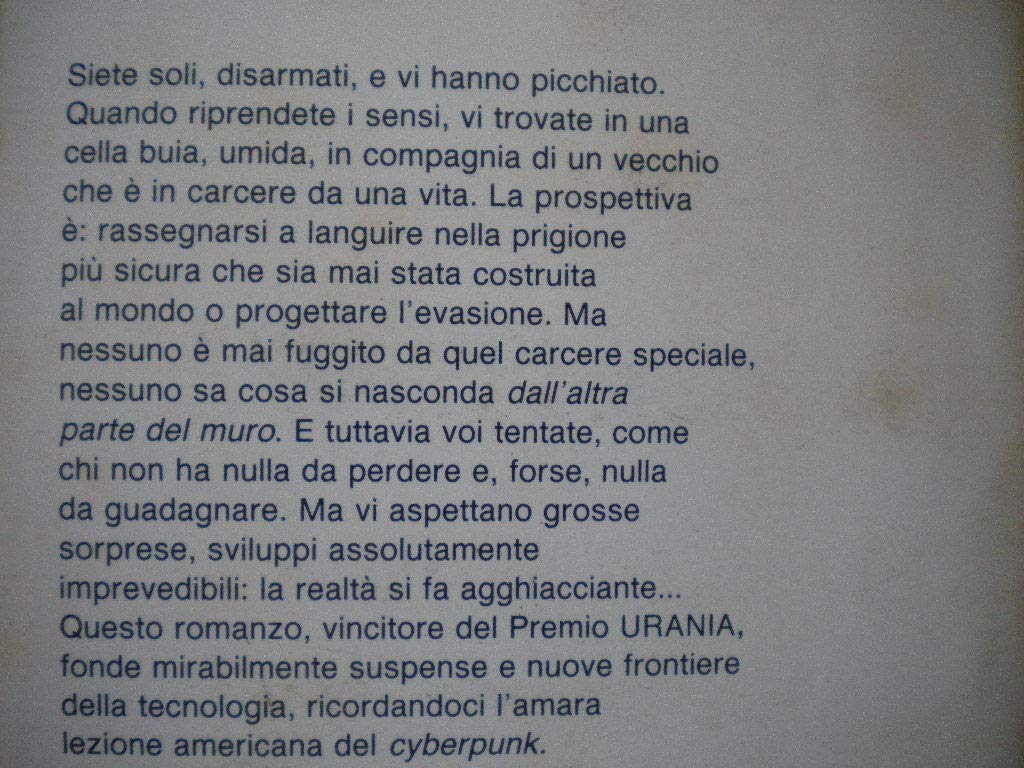 Libro - Urania N°1189 Ai Due Lati Del Muro Di Francesco Grasso Ed. 1