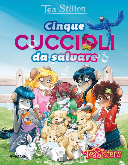 Libro - Cinque cuccioli da salvare Ediz illustrata - Stilton, Tea