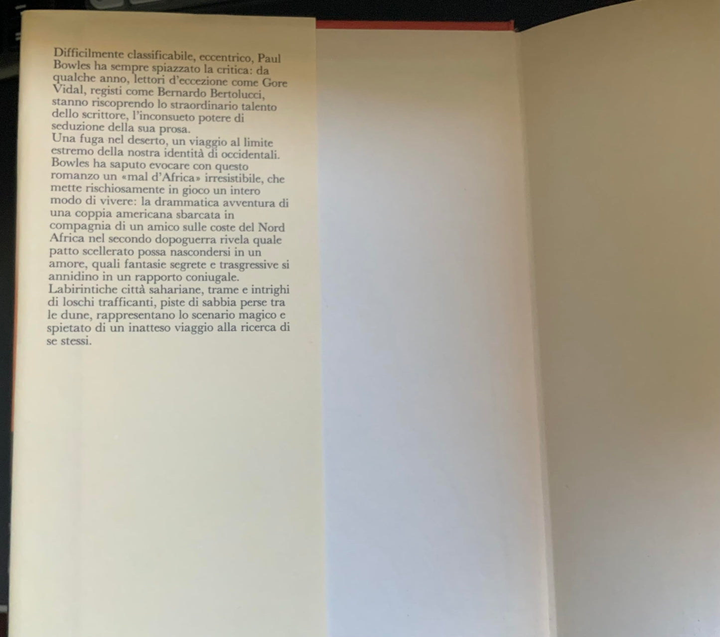 Il tè nel deserto