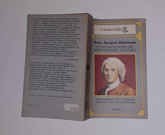 Libro - Le fantasticherie del passeggiatore solitario - Jean, Jacque