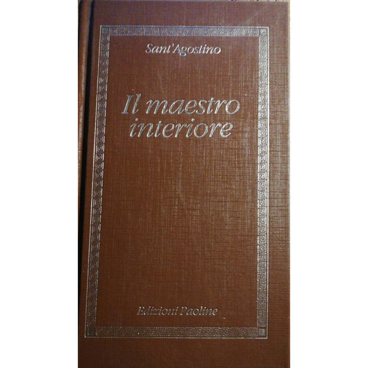 Libro - Il maestro interiore - Sant'Agostino