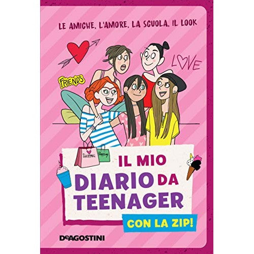 Libro - Il mio diario da teenager con la zip!