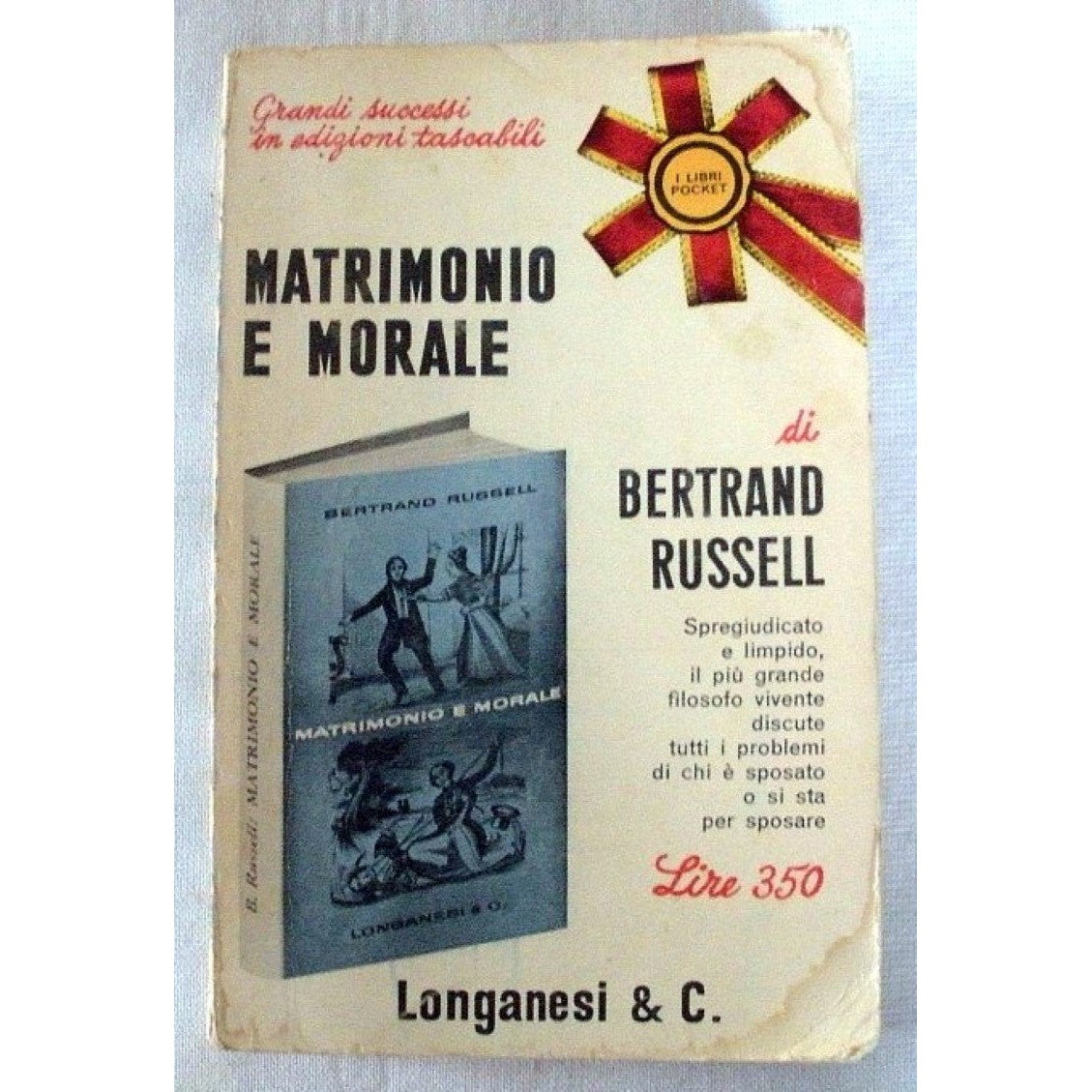 Libro - Matrimonio e Morale di Bertrand Russell